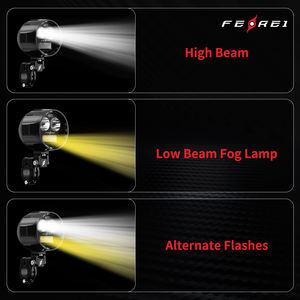 Luz Profesional para Faros Antiniebla de Motocicleta Haces de Luz Blanco y Amarillo Ultrabrillantes Modos Impermeable IPX8 para <span class=keywords><strong>Bmw</strong></span> R1300/1250GS/<span class=keywords><strong>Gs1200</strong></span> - Product Image 5