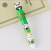 Grensoverschrijdende Creatieve Schattige Panda Tienkleurige Balpen Student Briefpapier Prijzen Geschenken Einde Van De Termijn Oh Kerst