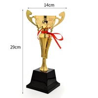 Champion League Football Soccer Basketball MVP Award en métal et résine avec trophée de service de gravure personnalisé
