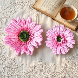 Flores Artificiales de Gerbera de Larga Duración, Colores Mezclados, Simulación de Margaritas para Decoración del Hogar, Decoración para Acción de Gracias y Graduación - Product Image 1