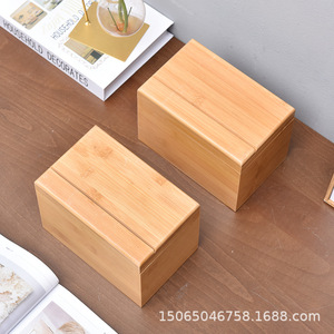 <b>Pine</b> Wood Tea <b>Box</b> Rectangle Customizable Size Gift Craft Storage For Loose Pu Erh Tea - Product Image 4