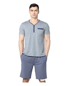 Nuevos pijamas de primavera para <span class=keywords><strong>hombre</strong></span>, Conjunto de <span class=keywords><strong>pijama</strong></span> de manga corta para <span class=keywords><strong>hombre</strong></span>, pijamas completos puros para <span class=keywords><strong>hombre</strong></span>, ropa de dormir, ropa de casa - Product Image 5