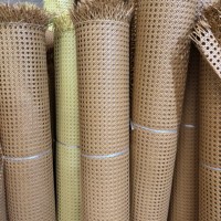 Rouleaux de rotin en plastique PE imperméables personnalisés en usine pour la décoration de meubles, de la maison, des chaises, des plafonds et des intérieurs