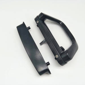 Ensemble de poignées de porte coulissante double en verre, gauche et droite, avec serrure à mortaise et cylindre à clé, en alliage d'aluminium, design traditionnel <span class=keywords><strong>THOME</strong></span> - Product Image 4