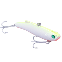 Nouveaux produits phares LUTAC Leurre dur coloré 3D Simulation Œil de poisson Vibration 90mm 28g Hameçons triples pour eau entière