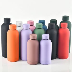 Bouteilles isothermes à double paroi avec logo personnalisé, petite ouverture, 350 ml, 500 ml, 750 ml, bouteille d'eau en acier inoxydable à petite ouverture - Product Image 1