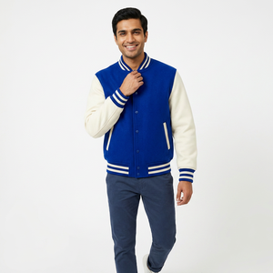 Hot Sale Luxury <b>Mens</b> Varsity <b>Jackets</b> Custom Chenille Embroidery Logo <b>Baseball</b> Stylish High CollegeBaseballjacket <b>for</b> <b>men</b> - Product Image 1
