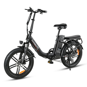 Vélo électrique pliable à assistance électrique USA STOCK, nouvelle version CY20 Pro, pneus larges 3.0”, 250W500D, 7 vitesses, pour la plage et la neige - Product Image 1