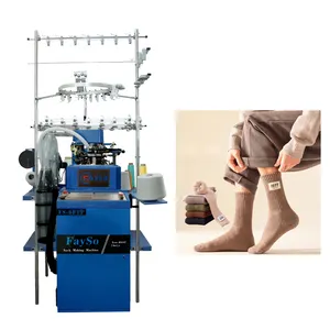 Computerized Automatic Sock Knitting Machine Wool Terry Socks Making Machine Price Zhengbao Sock Machine