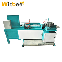 Neue Edelstahl-Bienenstockfertigungsmaschine 180 Stück/h Automatische Vierseitensäge Cleverbees BFSS-1 550x300mm Max. Zuführgröße 380V