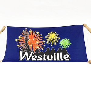 Tùy chỉnh 3x5 Chân Chống gió lưới Vinyl Cờ biểu ngữ cá nhân logo của bạn/Thiết kế/từ/văn bản cho Diwali giáng sinh Halloween - Product Image 1