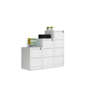 Archivador de Acero con 4 Cajones de Gran Capacidad, con Cerradura, para Oficinas en Casa, Talleres, Muebles de Oficina Ajustables, Organizador de Archivos Metálico - Product Image 1