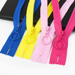 A1-1 3# Multicolor Fashion Pull Ring Head Diy Handwork Close-end Resin <strong>Zipper</strong> - Product Image 5