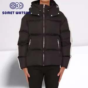 Winter women's men's down coats teeth clothing coat down jacket strip zipper down coat goose women goose women jacket