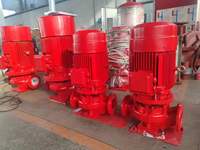 Pompa Booster Sentrifugal Vertikal 32.5m3/Jam, Head 27.5m, 4kw untuk Peningkatan Tekanan Pipa Kebakaran