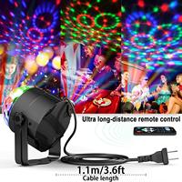 Luces Láser DJ Remotas, Luces Estroboscópicas para Escenario, Activadas por Sonido, LED con Clasificación IP33, para Fiestas de Navidad, Decoración del Hogar y Habitaciones
