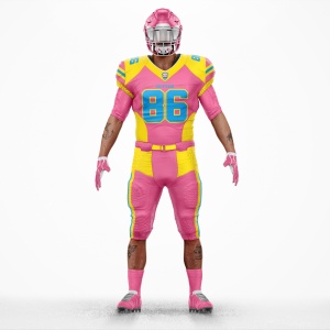 Uniformes du football américain de sublimation, maillots faits sur commande du football américain - Product Image 2