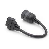 Cable de Diagnóstico de Alta Resistencia J1939 de 9 Pines Hembra a OBD2 de 16 Pines Hembra para Camiones Diésel Cummins, Adaptador de Escáner de Motor