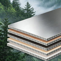 Panneaux muraux en aluminium alvéolaire écologiques, imperméables et ignifuges, panneaux de plafond en aluminium alvéolaire pour intérieur
