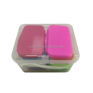 Atacado 10 Caixas Embalagem Sabores Dental Portátil Orthodontic Bracket Cera <span class=keywords><strong>Ortho</strong></span> Cera com Cortador - Product Image 3