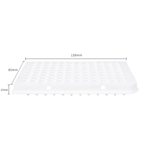 Plaque PCR blanche semi-encadrée de 96 puits de 0,1 ml pour laboratoire - Product Image 3