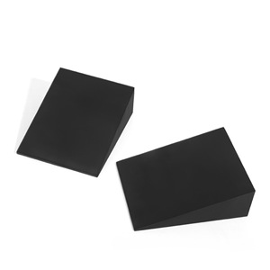 Planche de rampe triangulaire en mousse EVA noire, antidérapante, pour étirements des mollets, yoga, fitness, usage domestique, unisexe - Product Image 2