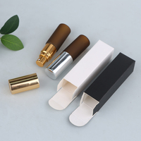 SUMEEAR – Mini flacon vaporisateur de parfum en verre ambré mat, vide, portable, 5 ml, 10 ml, avec boîte – Vente en gros
