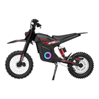 Moto électrique tout-terrain pour adultes 1500W à moteur central 48V 27Ah, roues F14 R12 pouces, 60km/h, autonomie 40km, cyclomoteur électrique, vente en gros