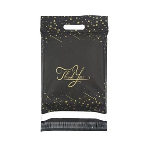 Biểu Tượng Tùy Chỉnh Màu Hồng Cảm Ơn Bạn Poly Mailing Bag Phong Bì Vận Chuyển Mailer Bag Với Xử Lý Cho Quần Áo - Product Image 4