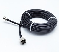 Câble coaxial BNC mâle vers N mâle à pince LMR240, assemblage 50,0-3 GHz, marque YC, longueurs personnalisables