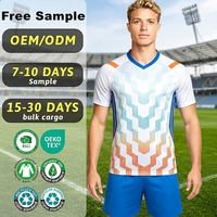 Uniformes de football pour hommes de haute qualité à séchage rapide, fabrication sur mesure en usine, maillots de football d'origine chinoise