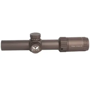 Rode Win 30Mm Monotube Zero Lock Torentje Glas Geëtst Dradenkruis Snelle Aquicisie Kuiper Hd 1.2-6x24ir Optische Scope Jacht