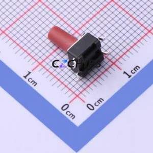 TS-1102SD-A-N-R Tactile Switch SMD-4P,6x6mm Switch ( Operating Force: 1N )( Switch Length: 6mm )( Switch Width: 6mm ) - Product Image 2