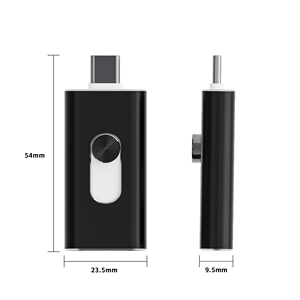 New tốc độ cao 64G/128G/256G kim loại USB3.0 & Type-C dual-mục đích ổ đĩa <span class=keywords><strong>flash</strong></span> với cài đặt dễ dàng - Product Image 3