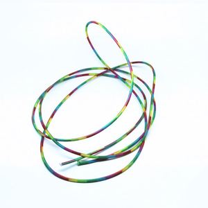 Cordon élastique imperméable personnalisé Xinda avec logo, durable, flexible, 2mm-6mm, multicolore, imprimé, tressé en nylon, écologique, pour sacs et chaussures - Product Image 2