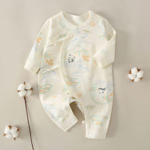 Ropa de Bebé Recién Nacido 100% Algodón, Manga Larga, Primavera, Bonitos Monos de Dibujos Animados, Suaves, para Bebés Niñas, Monos Completos Tejidos, Unisex - Product Image 5