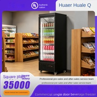 Réfrigérateur commercial exclusif transfrontalier à double porte 420L pour boissons, congélateur 930L pour la conservation des aliments