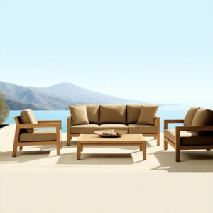 <span class=keywords><strong>2026</strong></span> आधुनिक लक्जरी होटल अवकाश उद्यान परीक्षक सोफे आउटडोर फर्नीचर टेक सोफा सेट - Product Image 1