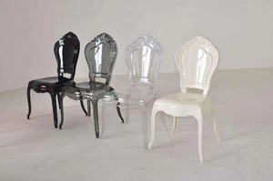 Vente en gros Chaises Bella de luxe empilables PC plastique acrylique location de chaises pour événement de mariage - Product Image 6
