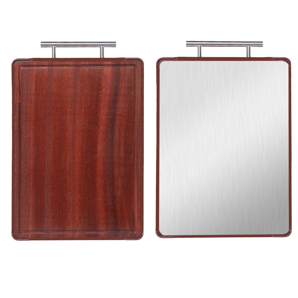 ไม้จันทน์สีแดง + สแตนเลส