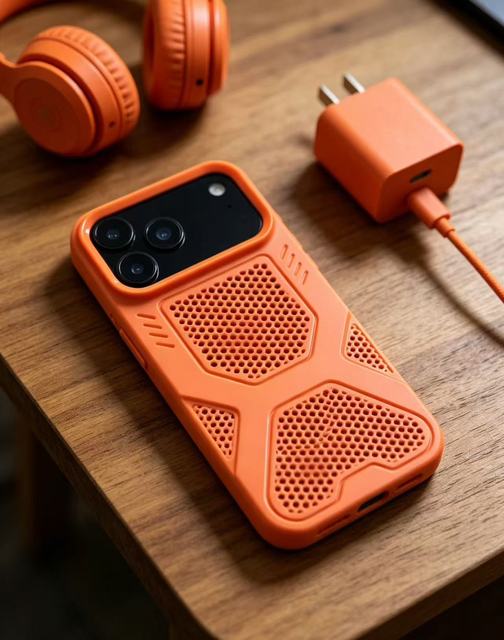 The 2026 New Heat Dissipation case Is Breathable and Cooling. Firstly, the Phone case Is Suitable for the 17Pro Max Phone case
