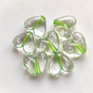 Cuentas acrílicas transparentes de corazón DIY más colores para elegir 17,7x15,6X8mm agujero: aproximadamente 2,5mm aproximadamente 386 unids/bolsa 1892167 - Product Image 5