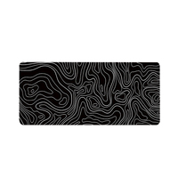 Tapis de souris personnalisé avec logo 800x300mm Tapis de souris de jeu topographique personnalisé Tapis de souris grand format Tapis de bureau Tapis de souris de jeu