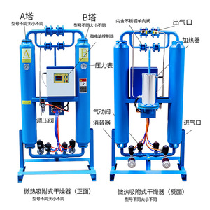 Hurricane Adsorption Dryer 15 L 380 V Digital Display Stainless Steel <b>Dehumidifier</b> - Product Image 1