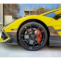Pare-chocs avant en fibre de carbone sèche de style MSY de haute qualité, lame de pare-chocs avant, décoration de pare-chocs avant pour Lamborghini Revuelto
