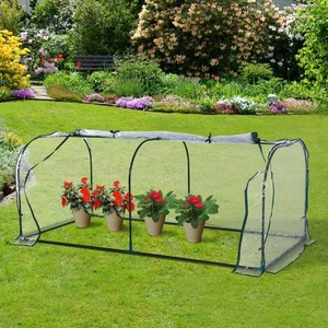 Serre de jardin miniature portable transparente en PVC, économique, avec tubes en acier - Product Image 6