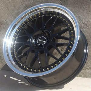 Fonyee BB <span class=keywords><strong>Sport</strong></span> Deep Dish 17 18 pulgadas 5x100 0/108/114.3 4x100 5 agujeros negro Auto Rines llantas de coche Mag ruedas de aleación para BMW <span class=keywords><strong>Toyota</strong></span> VW - Product Image 3