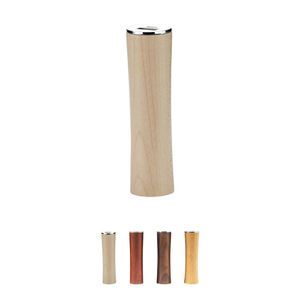 Portable Mini Wood Power Bank Custom Logo Small Size Wooden Ultra Slim Round Powerbank for Travel - Product Image 2