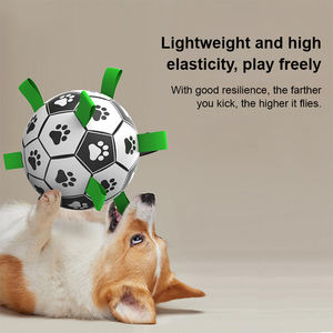 Jouet pour <span class=keywords><strong>chien</strong></span> <span class=keywords><strong>Corgi</strong></span> <span class=keywords><strong>de</strong></span> football résistant à l'ennui anti-mastication balle interactive pour petits et grands chiens - Product Image 2