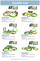EPT Cool Electric Kids Orbit Car Slo Toy Baby Train Track Race Sets Rail Toys Set